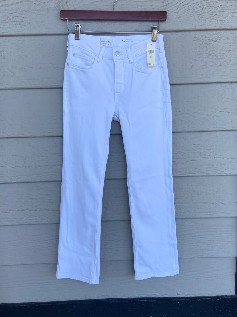 Pilcro White Straight Leg Jeans sz 25