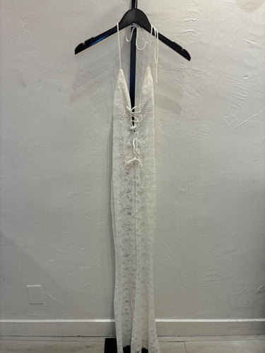 That's So Fetch Lace Halter Jumpsuit sz 2