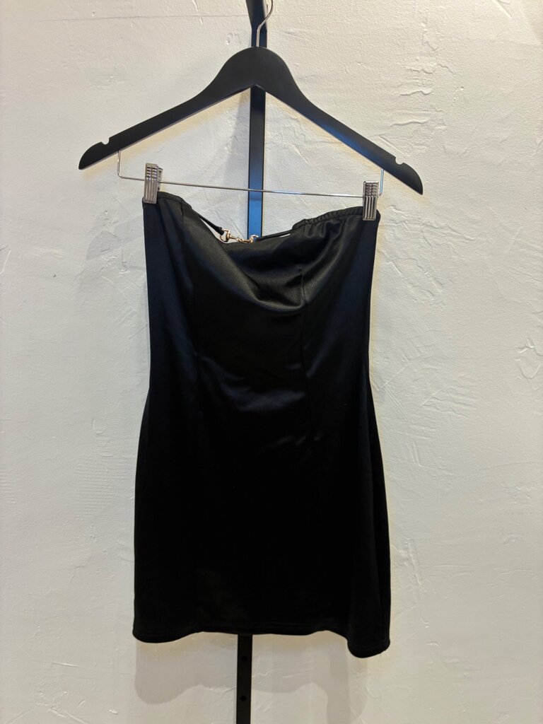 Superdown Strapless Satin Mini Dress sz S