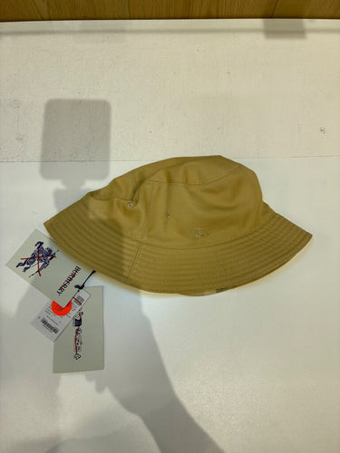 Burberry Flax Check Lined Bucket Hat sz L