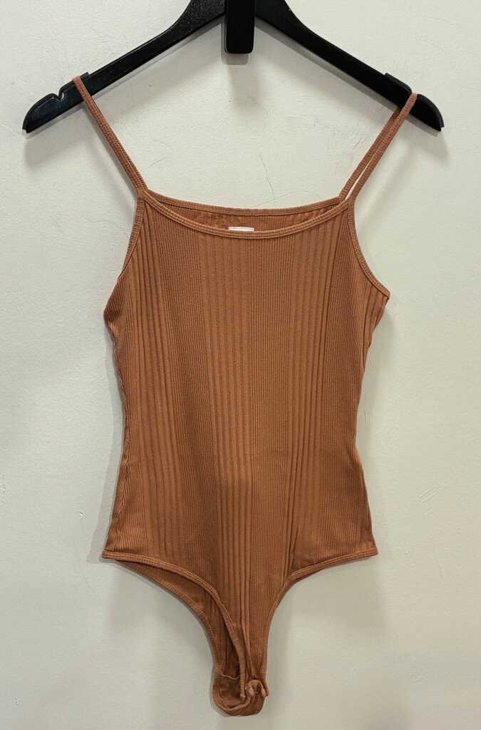 NSF Ribbed Cami Bodysuit sz M