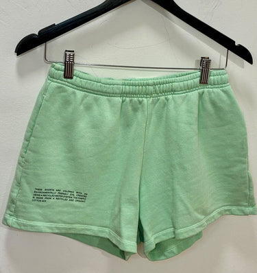 Pangaia Mint Green Organic Cotton Sweat Shorts sz S