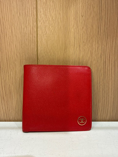 Chanel Caviar CC Button Bifold Wallet sz M
