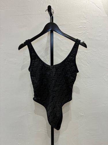 Fendi FF Embossed One-Piece Swimsuit sz 42