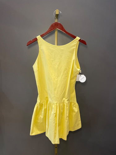 Peixoto Yellow Drop-Waist Sleeveless Mini Dress sz S