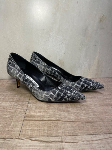 Manolo Blahnik Tweed BB 50 Pumps sz 36