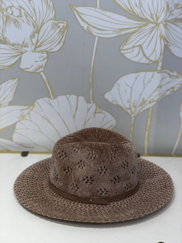 San Diego Hat Company Knit Fedora Hat sz O/S