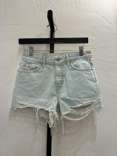 GRLFRND Distressed Denim Shorts sz 25