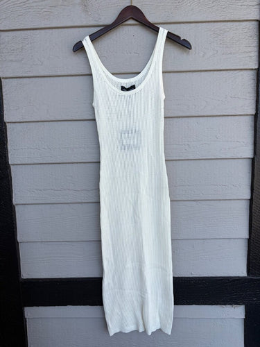 Cynthia Rowley White Tank Knit Dress sz S