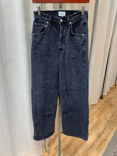 Citizens of Humanity Premium Vintage Washed Black Straight Leg Jeans sz 24
