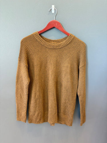 Madewell Ribbed Button-Back Pullover Sweater sz XXS