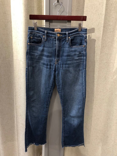 Mother The Insider Crop Step Fray Jeans sz 29