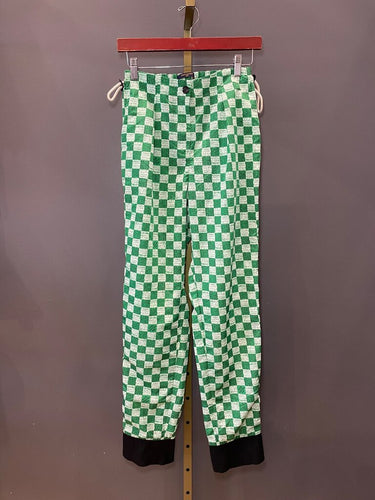 Louis Vuitton Green Damier Check Jogger Pants sz S?