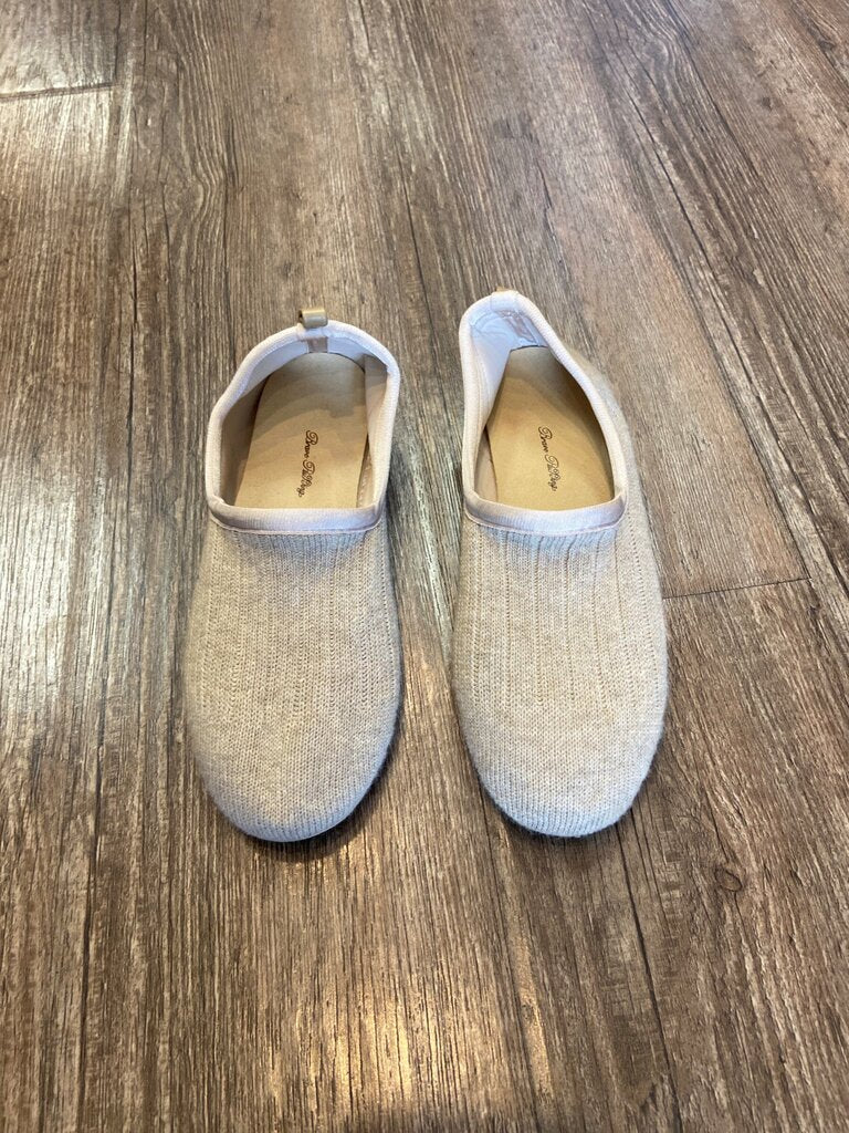 Brave Pudding Beige Knit Ballet Flats - Size 6