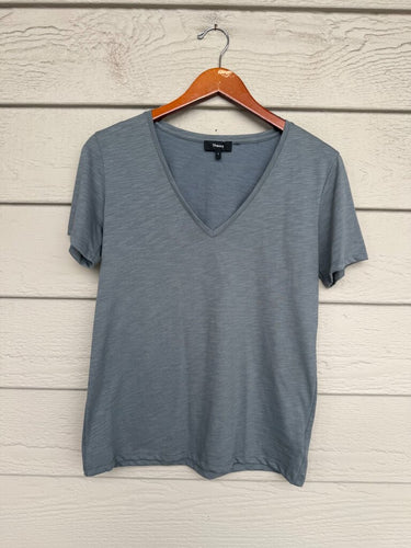 Theory V-Neck Short Sleeve T-Shirt sz S