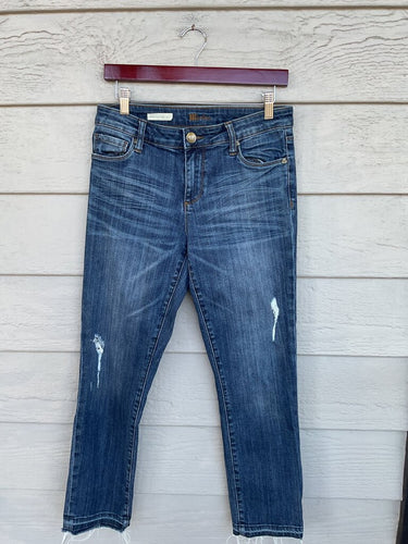 KUT from the Kloth Reese Ankle Straight Leg Jeans sz 4