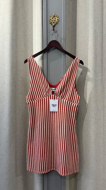 Princess Polly Striped Sleeveless Mini Dress sz US 10