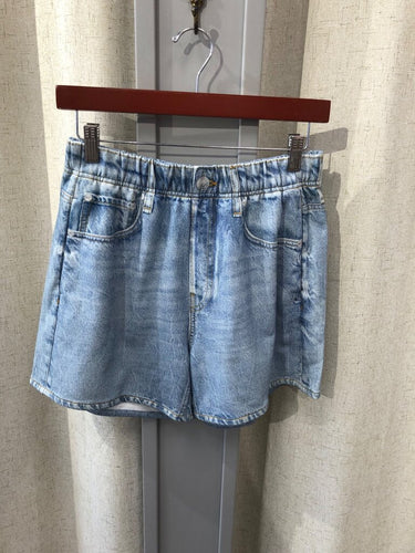 Rag & Bone Miramar Printed Terry Elastic Waist Shorts sz S/P
