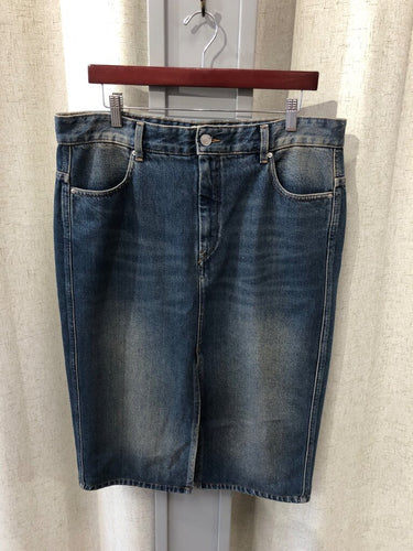 Isabel Marant Denim Pencil Skirt sz 44