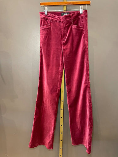 PAIGE Velvet Wide Leg Trousers sz 25