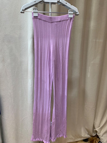 Tularosa Ribbed Knit Pants in Lavender sz S