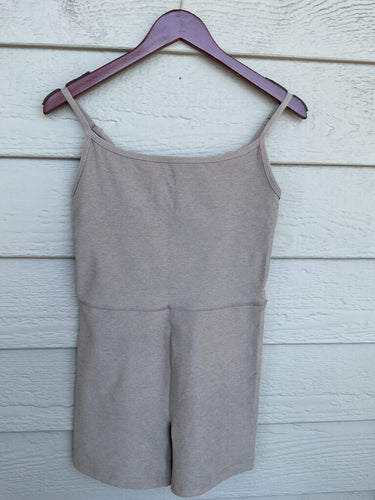 Beyond Yoga Spaghetti Strap Biker Romper sz L