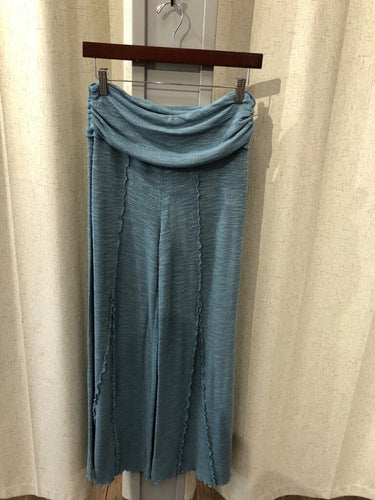 Out From Under Knit Foldover Wide Leg Pants sz M