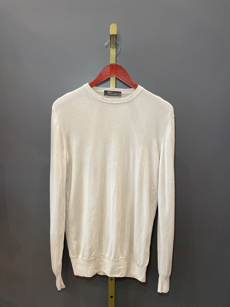 Loro Piana Baby Cashmere Crewneck Sweater sz 48