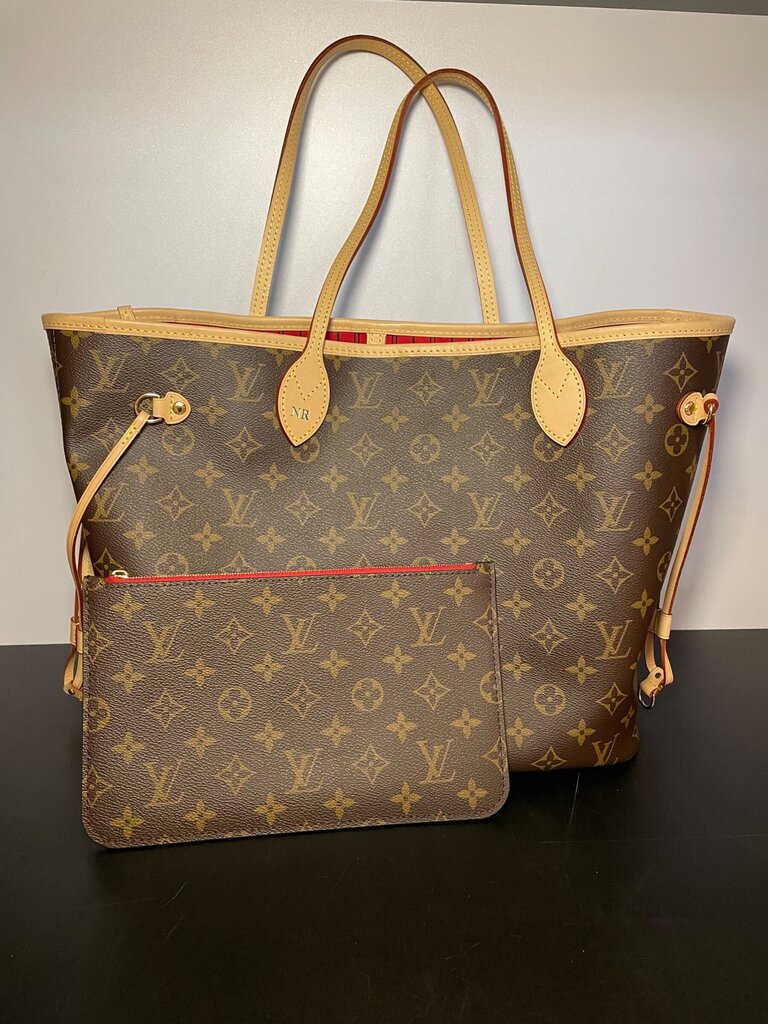 Louis Vuitton Monogram Canvas Neverfull MM Tote with Pouch