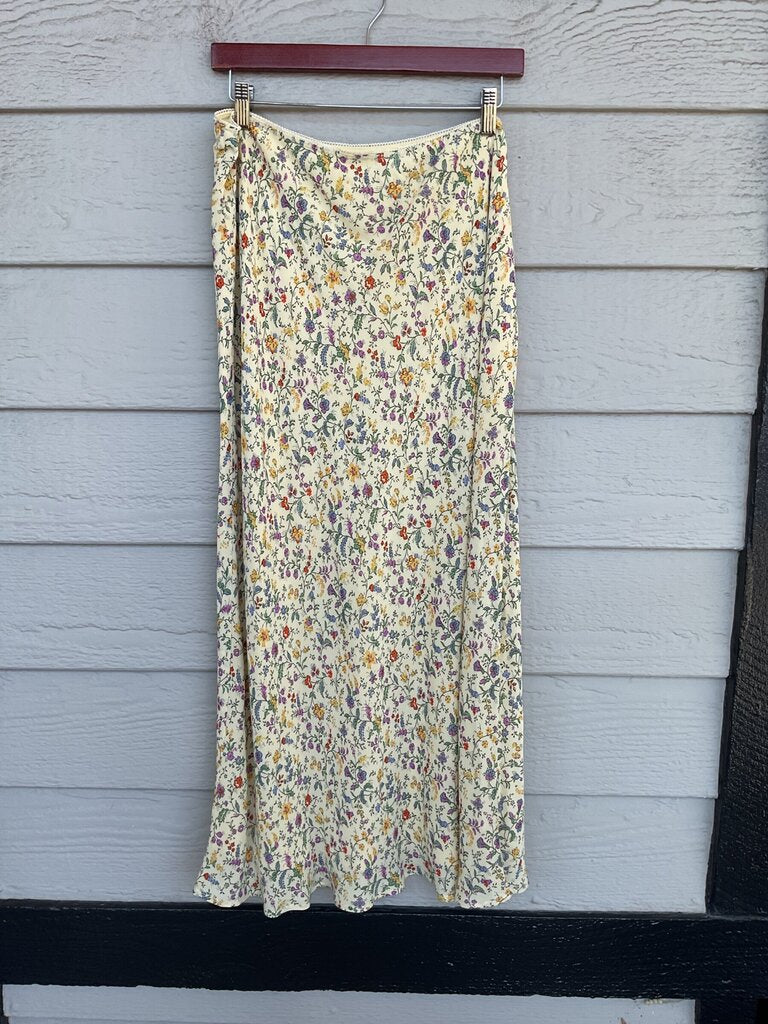 Reformation Floral Maxi Skirt sz 14