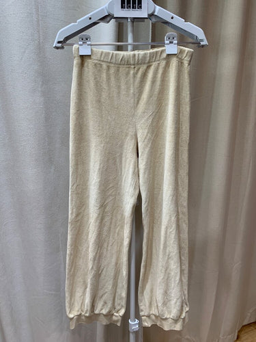Kondi Cream Velour Terry Jogger Lounge Pants