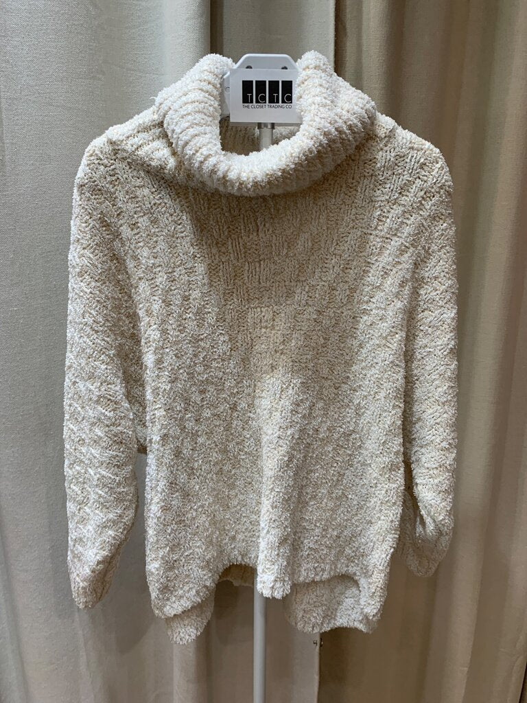 Chelsea28 Cowl Neck Boucle Knit Pullover Sweater sz XS/S