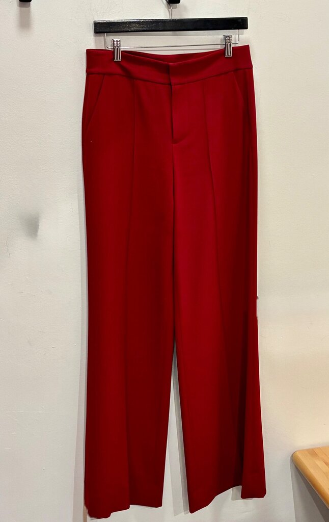 Alice + Olivia Red Wide-Leg Pants sz 8