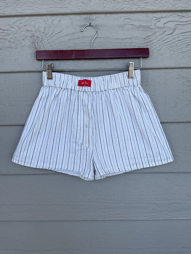 With Jéan Pinstripe 'Lucky' Boxer Shorts sz S