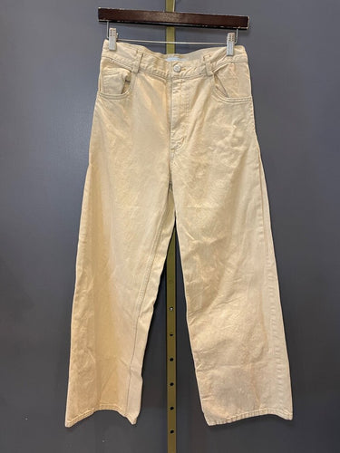 Rachel Comey Beige Wide Leg Denim Jeans sz 4