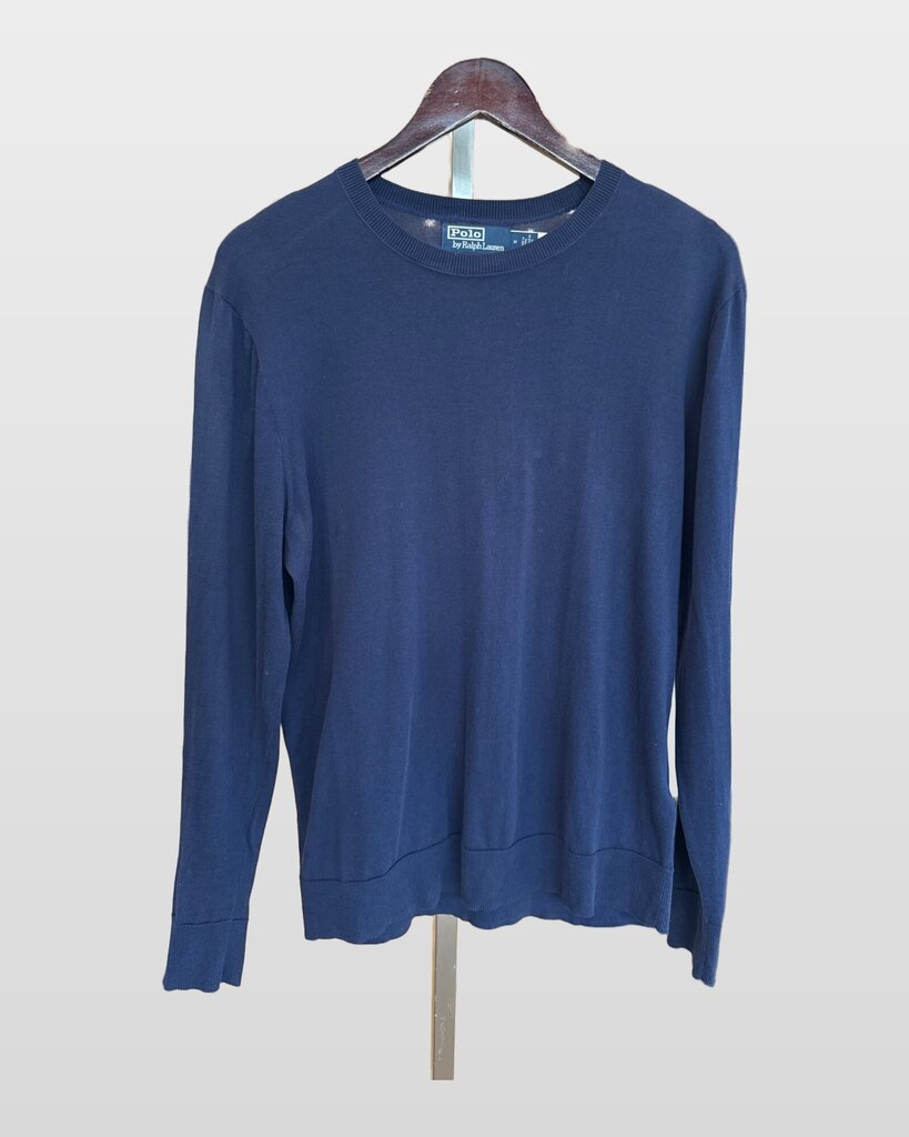 Polo Ralph Lauren Navy Crewneck Pullover Sweater Size M sz M
