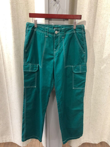 True Religion Teal Cargo Pants sz 29