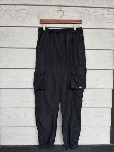Alo Yoga Black Cargo Jogger Pants sz M