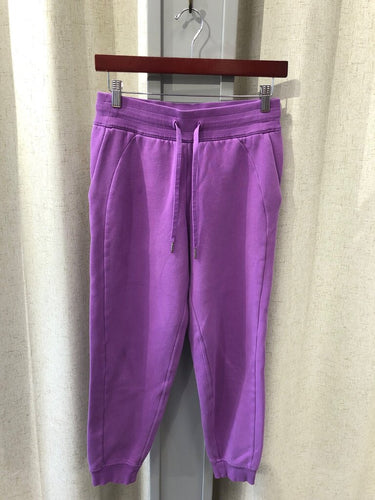 Lululemon Purple Scuba Joggers sz 4