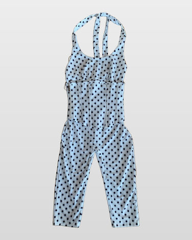 Perfect Corset Polka Dot Corset Jumpsuit sz S