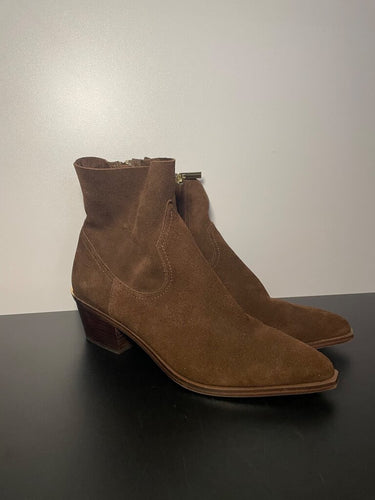 Steve Madden Braylen Brown Suede Ankle Boots sz 9.5