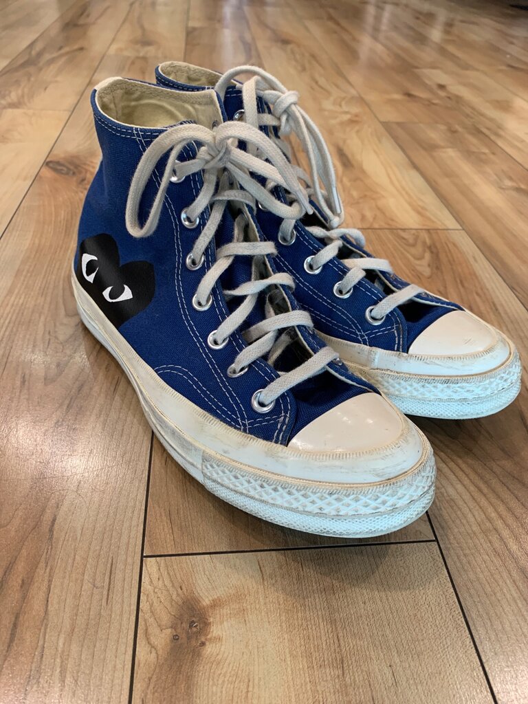 Comme des Garçons PLAY x Converse Chuck 70 High Top Sneakers sz 6