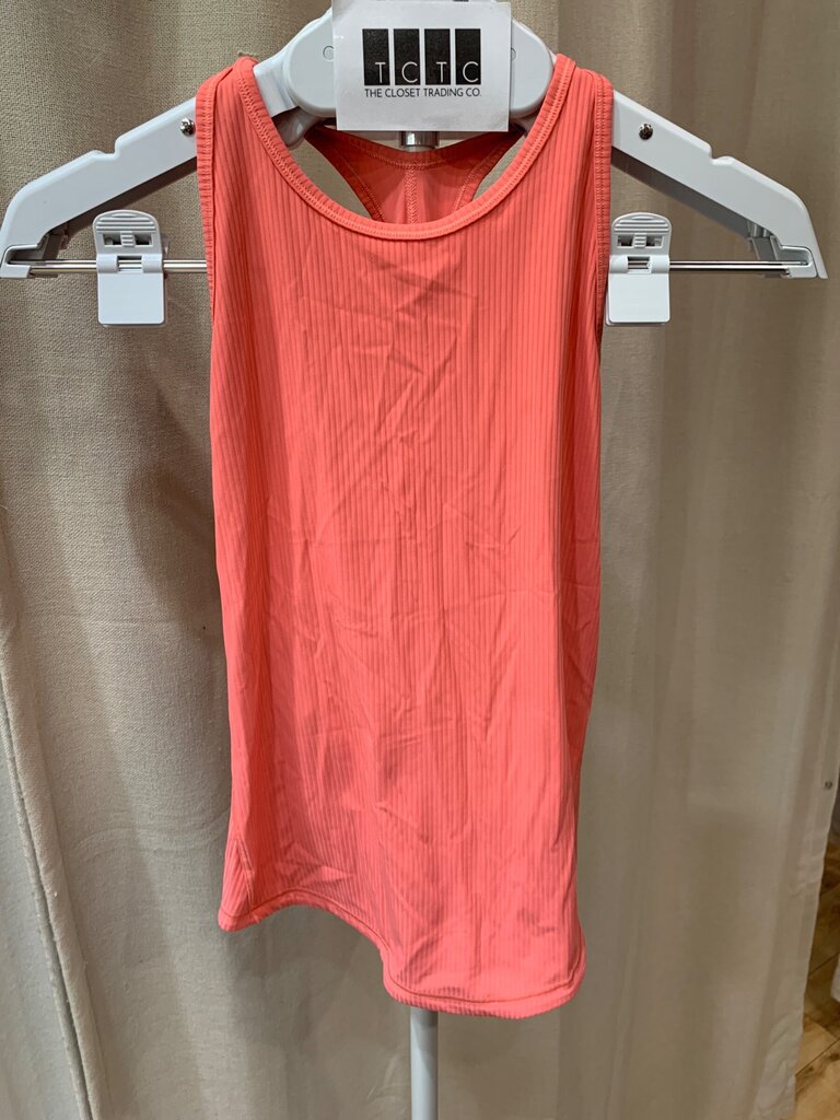 Lululemon Coral Ribbed Racerback Tank Top