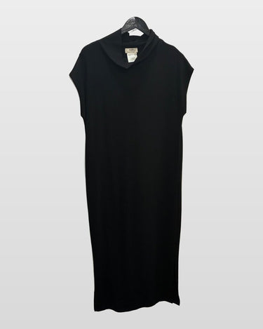 Fuzzi Black Sleeveless Midi Dress sz M