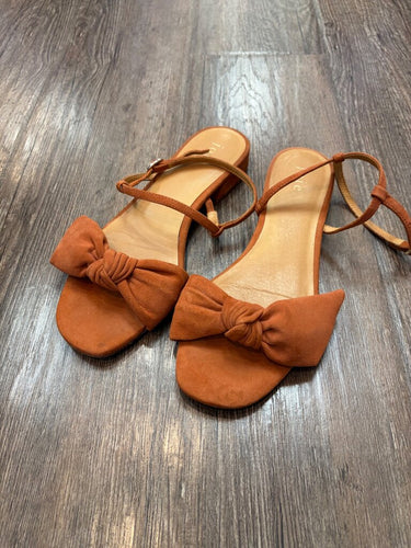 Joie Suede Bow Ankle Strap Sandals sz 37