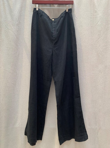 Bardot Black Wide-Leg Trousers sz L