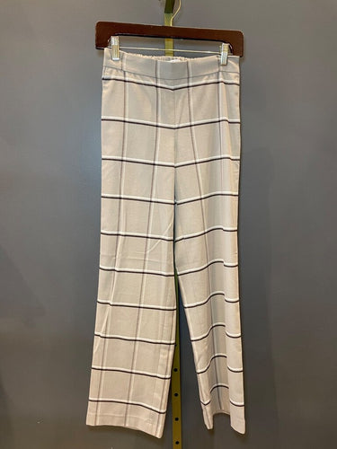 Babaton Plaid Wide Leg Pull-On Pants sz XS