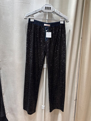 Hand Over Sequin Ex-Boyfriend César Long Pants sz S