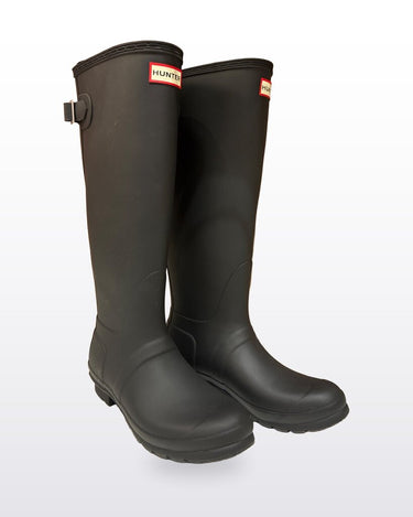 Hunter Original Tall Black Rubber Rain Boots sz UK 6 / EU 39 / US 8