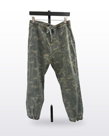 Hudson Camouflage Zip-Ankle Jogger Pants sz L